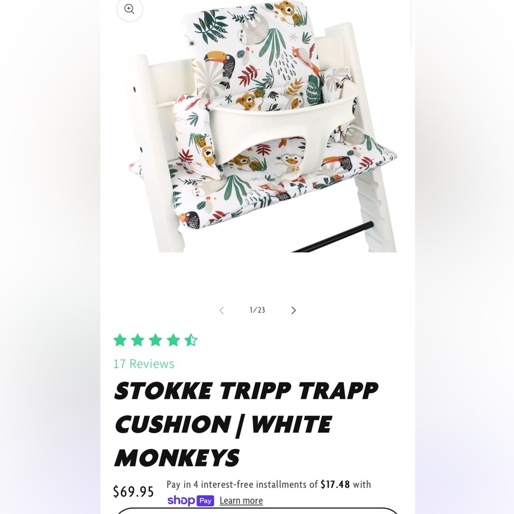 Ukje Stokke Tripp Trapp Cushion